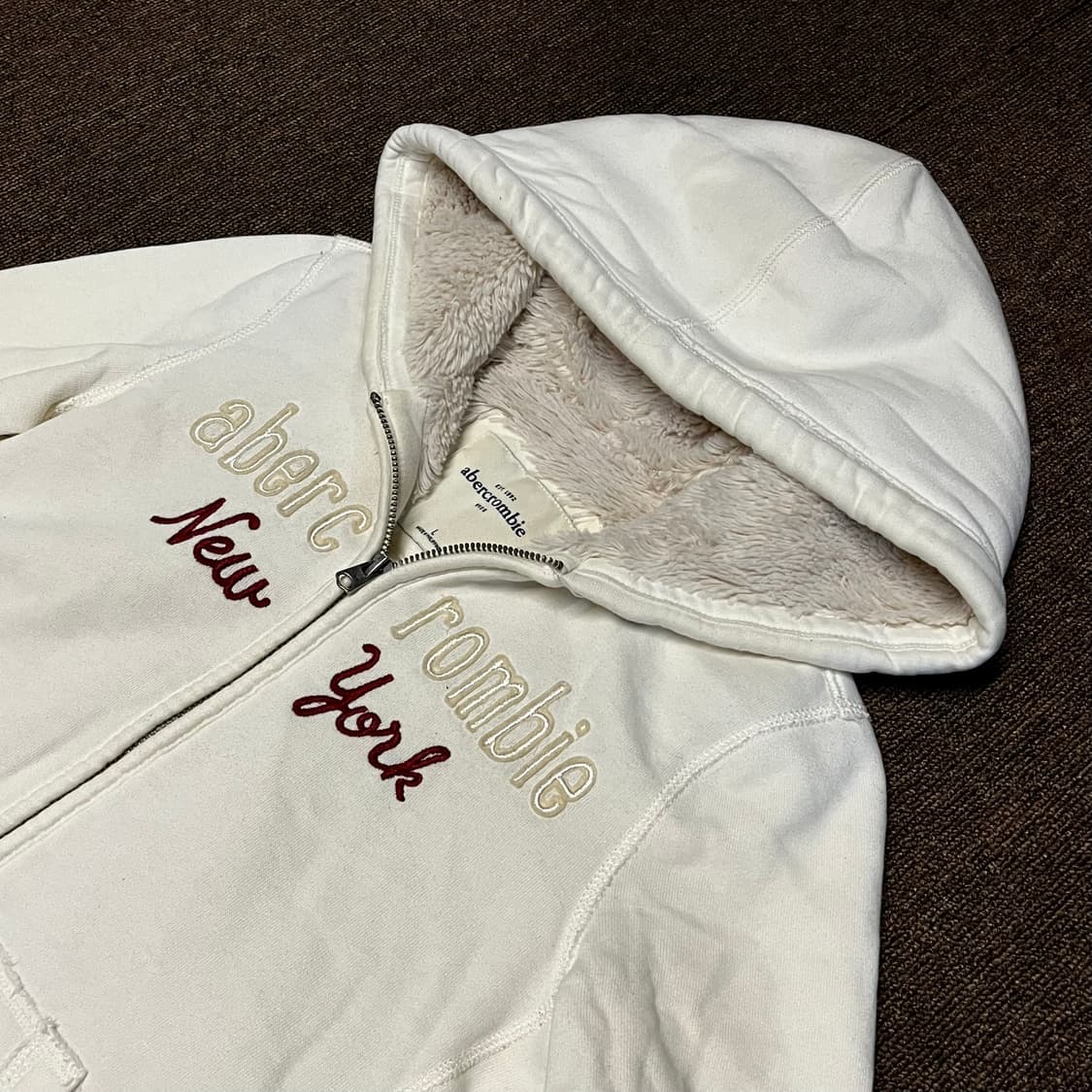 아베크롬비 딱붙핏 울프죠 후드집업 44-55 상품이미지2