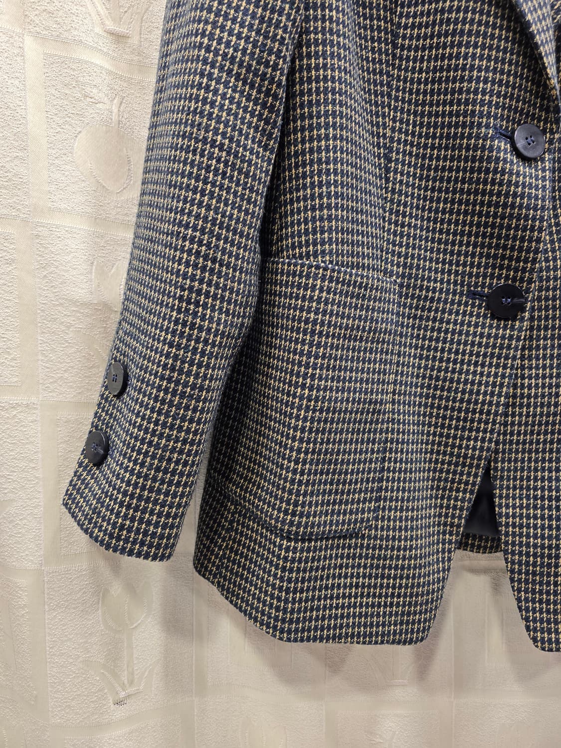 엣지 A+G BASIC 여성 체크 모 자켓 55 상품이미지4