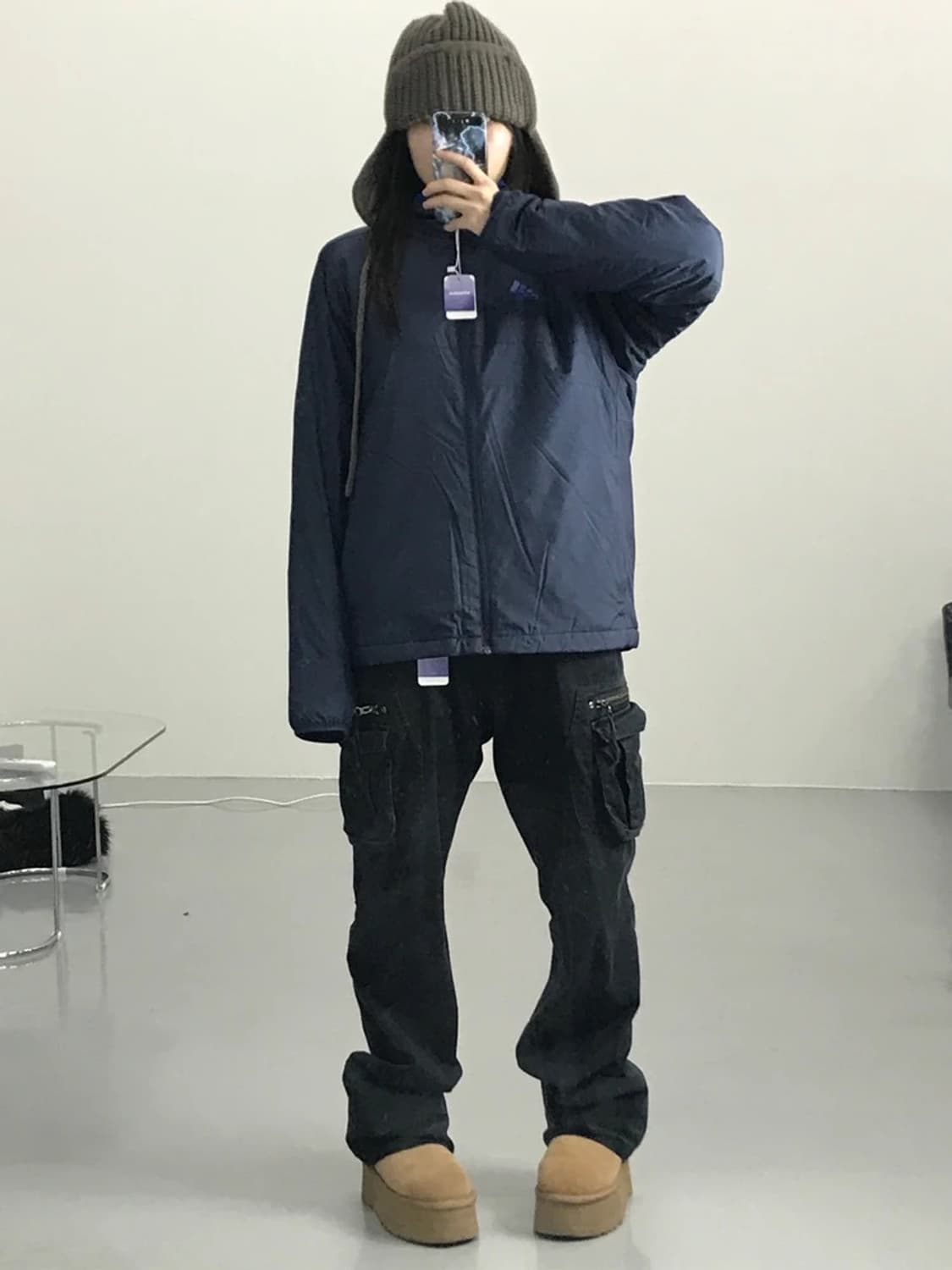 아디다스 네이비 윈드 자켓 상품이미지2