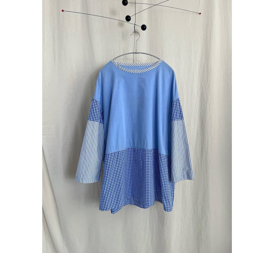 MB LUCAS Cachette_Patchwork Tunic Dress 상품이미지1