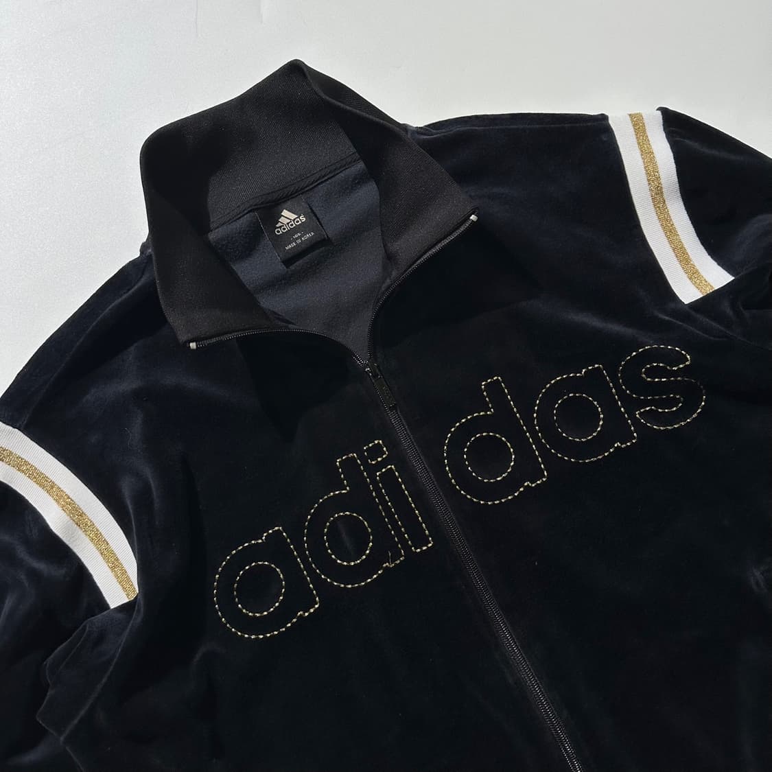 아디다스 스펠아웃 벨벳 트랙탑 져지 자켓 상품이미지3