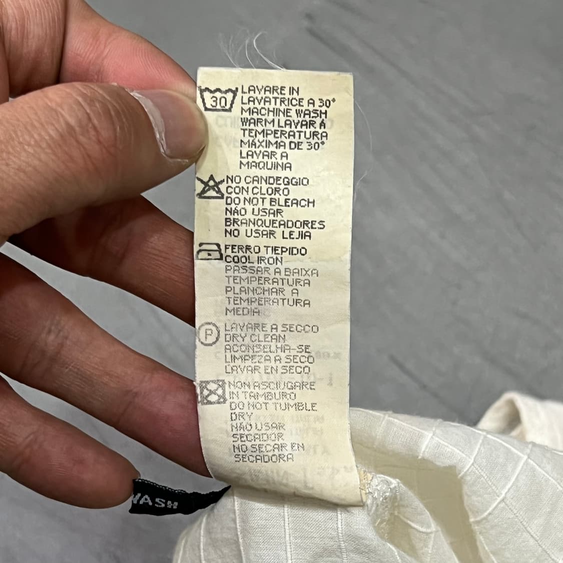  아르마니 진스 체크 하프 셔츠 y16108 상품이미지9