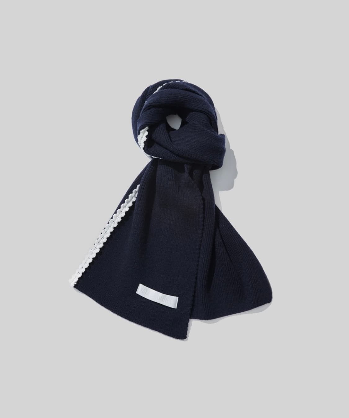 마조네 벨벳 레이스 머플러 상품이미지3