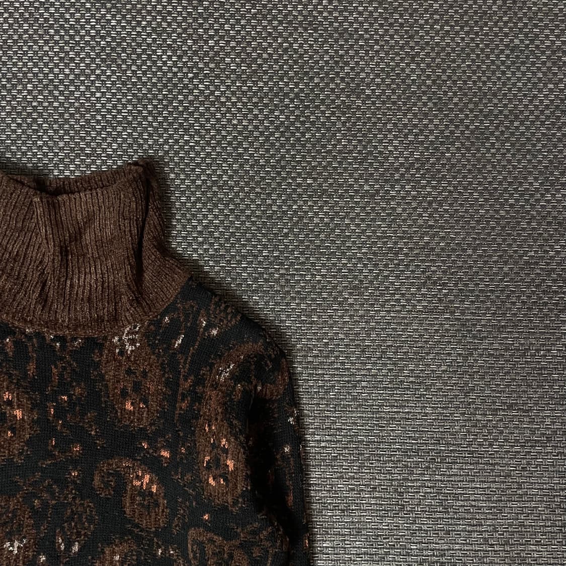 A. 알렉산더 브라운 자가드 패턴 하이넥 긴팔 니트 상품이미지3