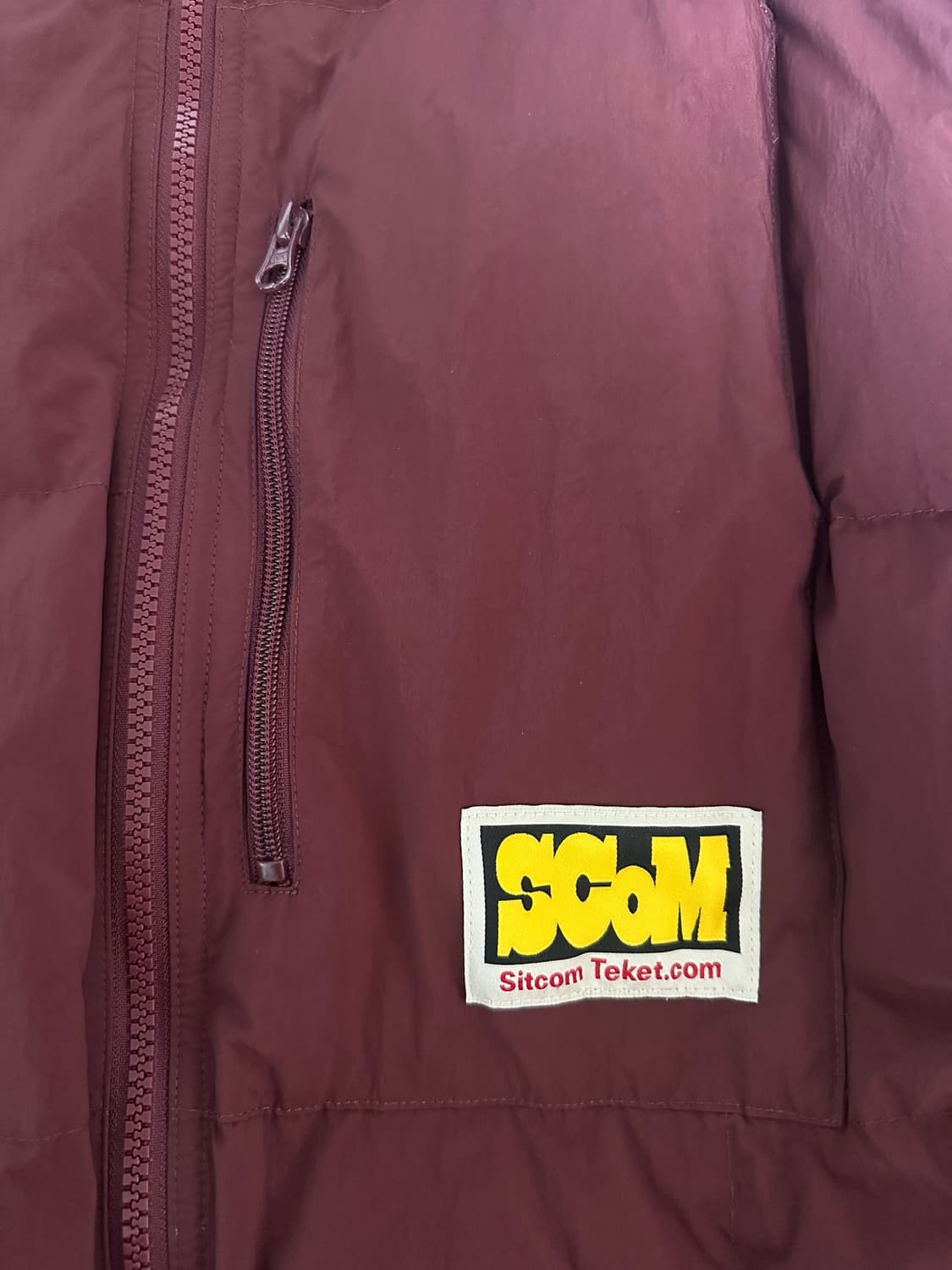 테켓 파파스 패딩 버건디 L 상품이미지4