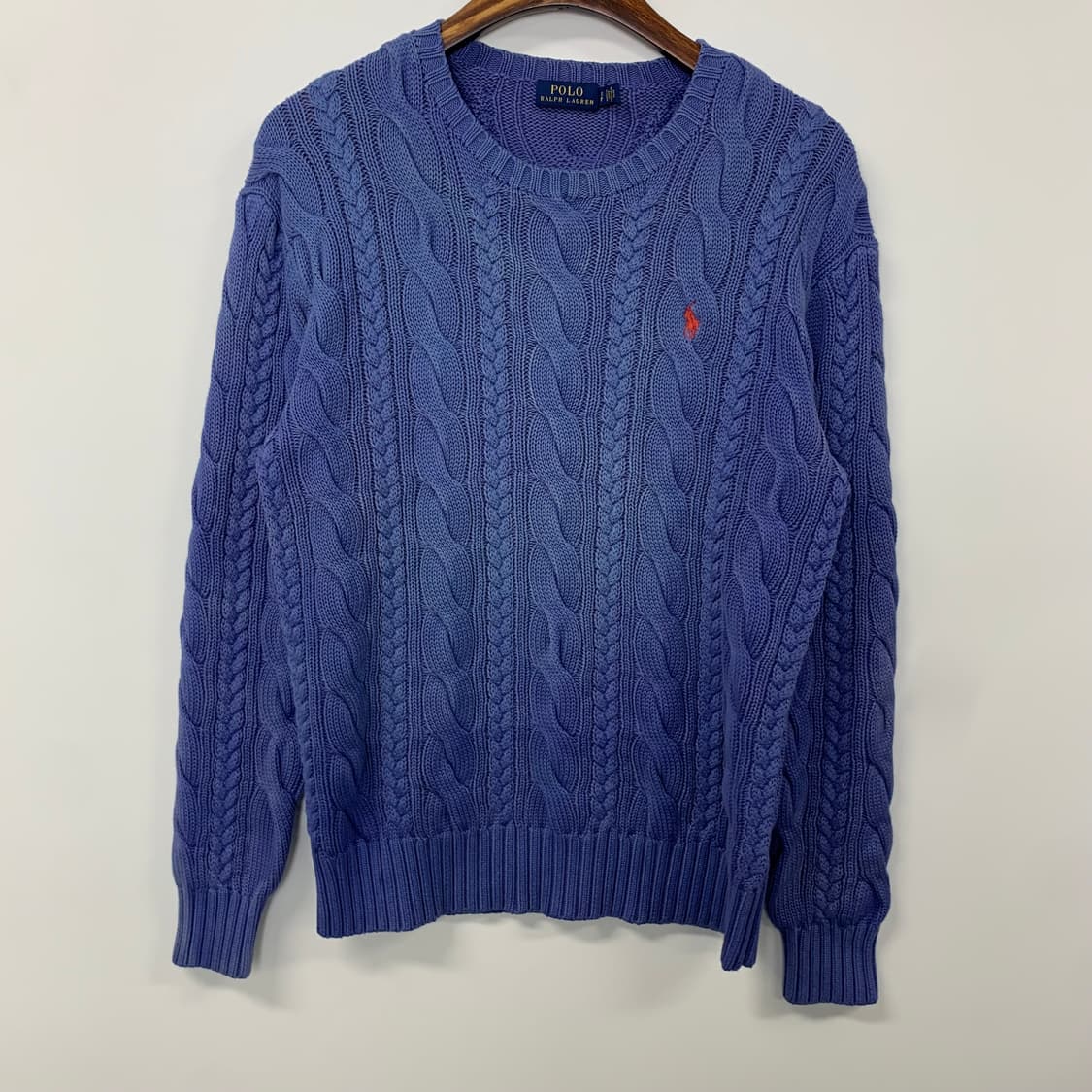 폴로 랄프로렌 신형 블루 꽈배기 니트 상품이미지2