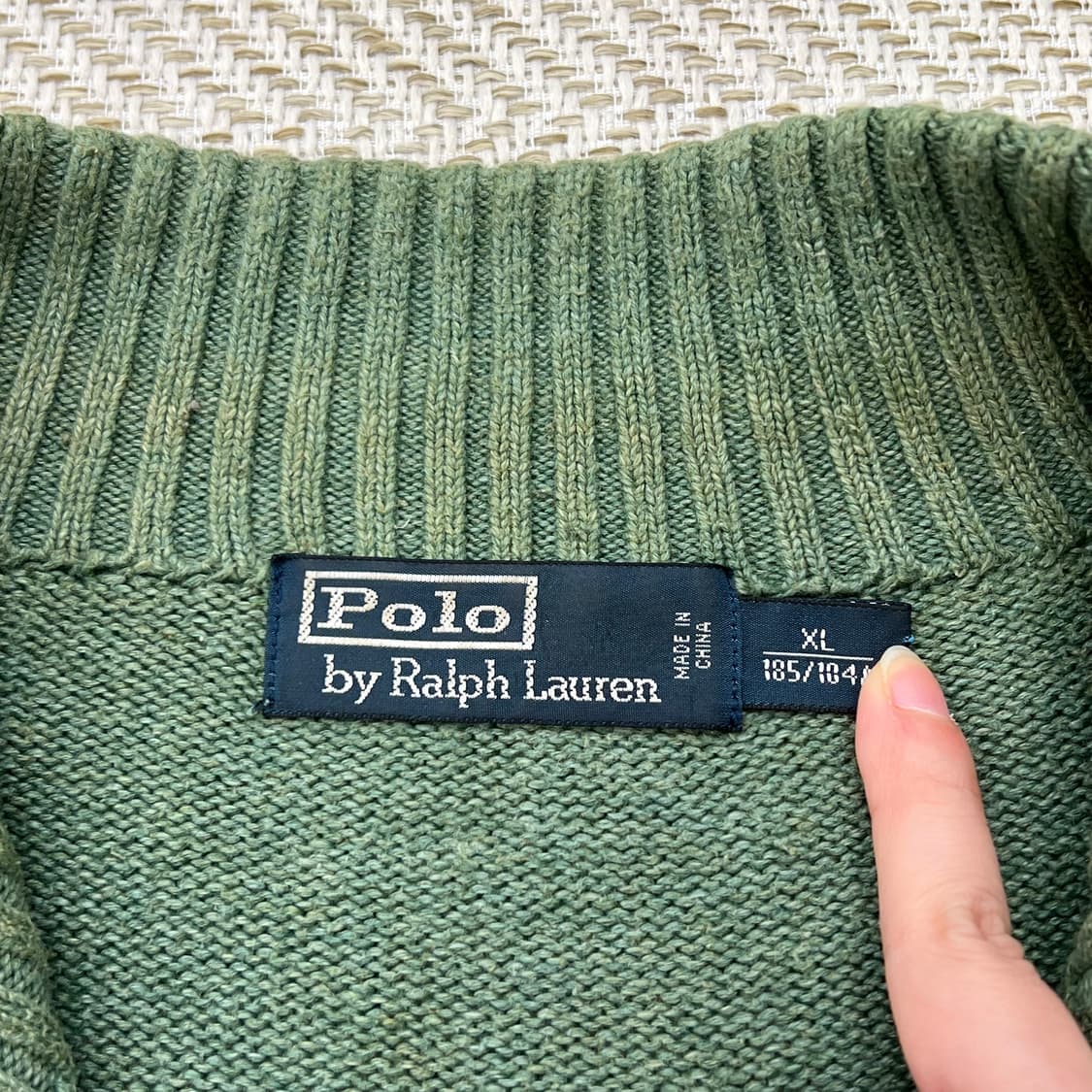 폴로 랄프로렌 반집업 니트 r2555 상품이미지5