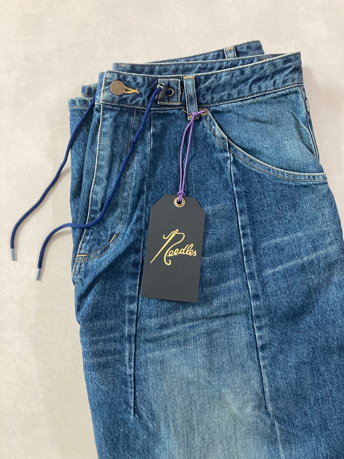 니들스 H.D. 버기 팬츠 진 12온즈 데님 인디고 상품이미지1