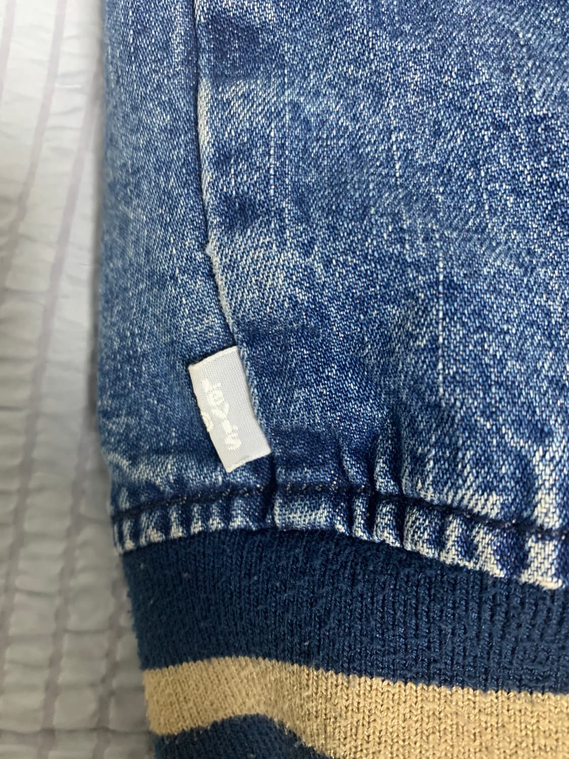 리바이스 실버탭 데님 바시티 자켓 XL 상품이미지4