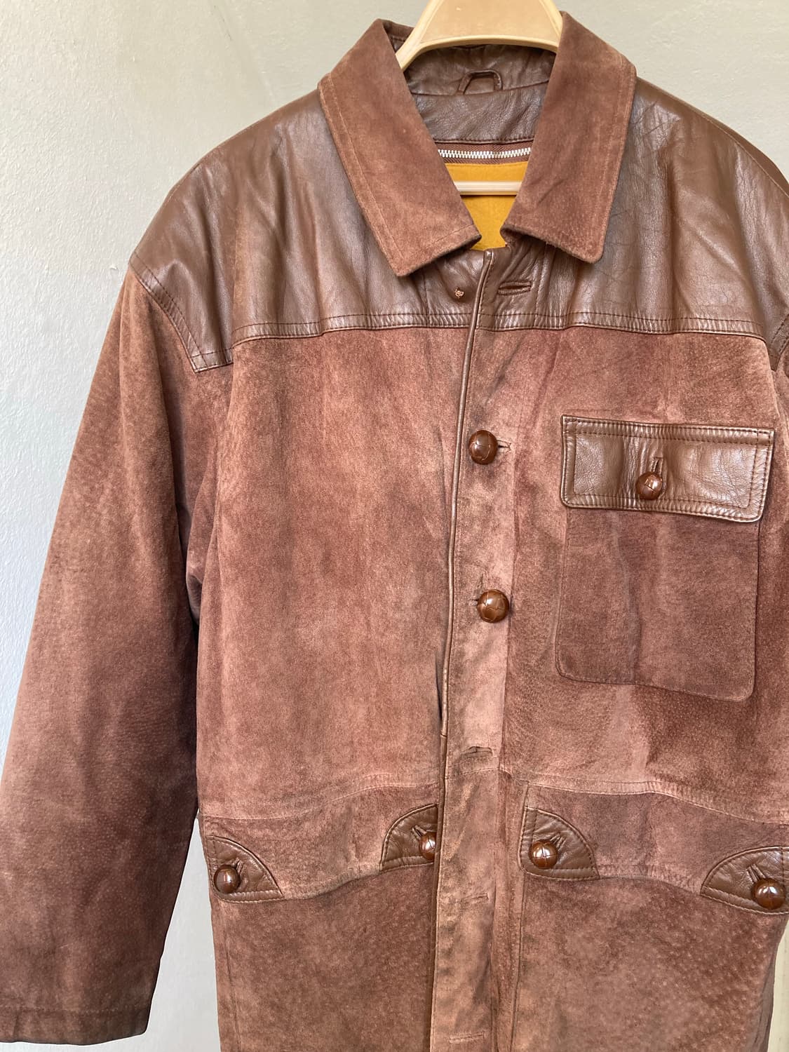 빈티지 스웨이드 가죽 자켓 상품이미지2