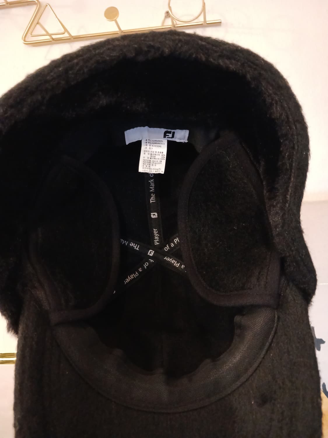 풋조이 정품 여성 폼폼이 모자 free 사이즈 상품이미지5