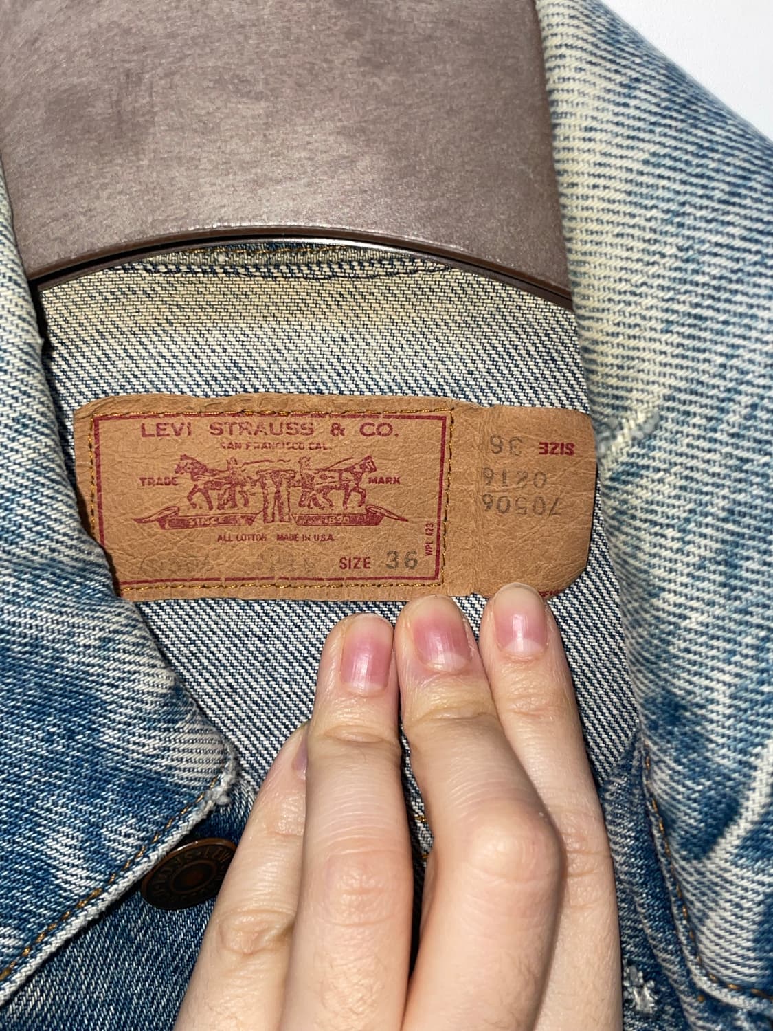 리바이스 데님 청자켓 상품이미지6