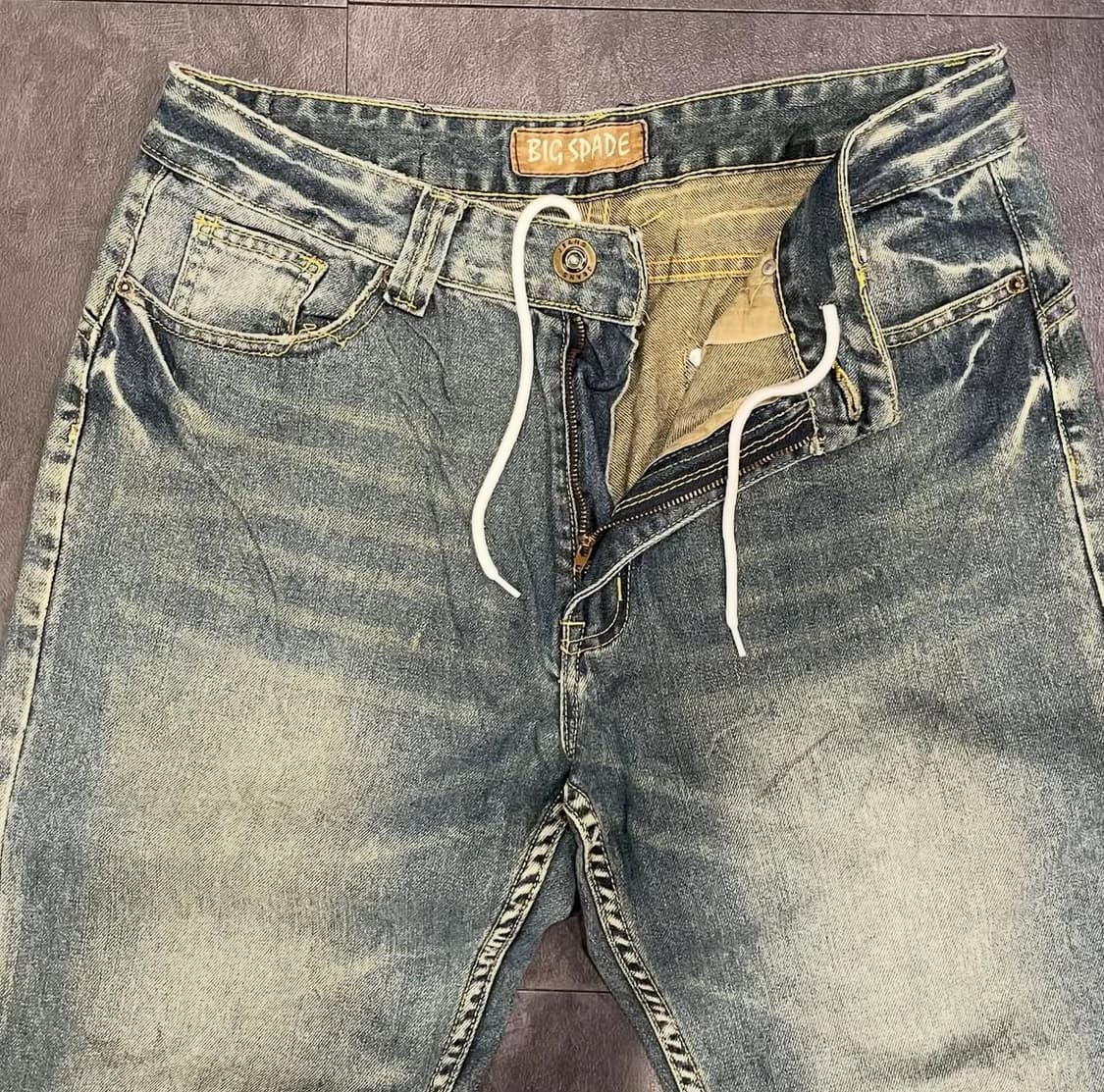 [IM] jean Big Spade jieans 힙합데님 자수 워싱 팬츠 상품이미지8