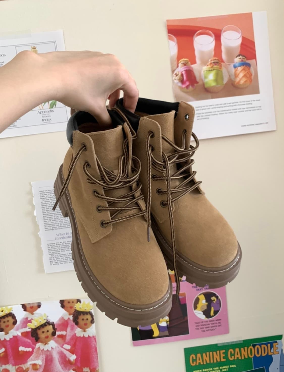 보우아카이브 레이스 업 부츠  상품이미지2