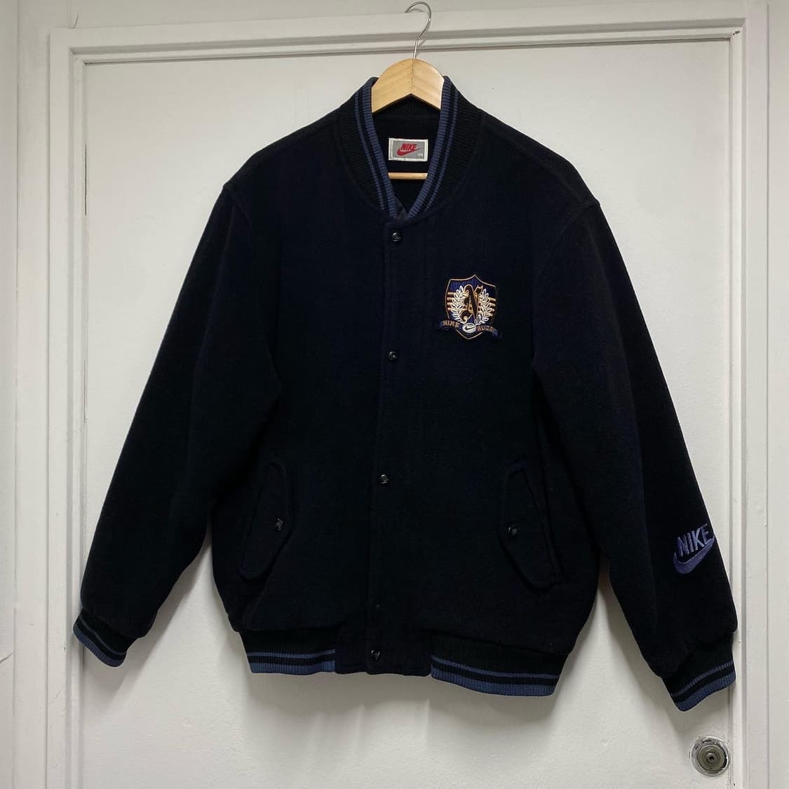 (XL)OLD NIKE RUGBY WOOL VASITY 상품이미지3