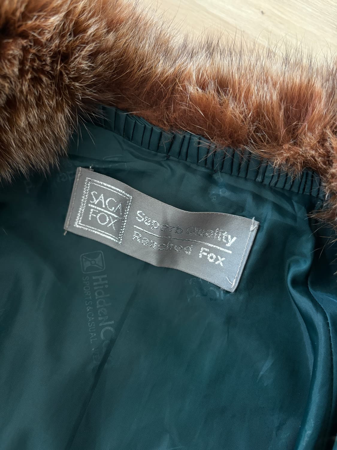 사가폭스 브라운믹스 퍼자켓  상품이미지4