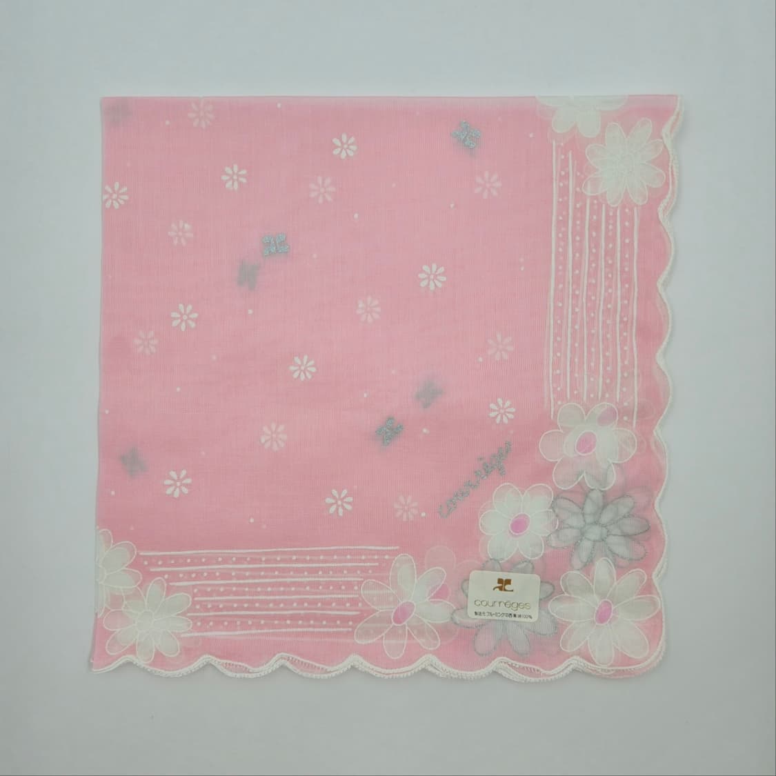 [새상품] courreges 꾸레쥬 손수건 스카프 - 12 상품이미지3