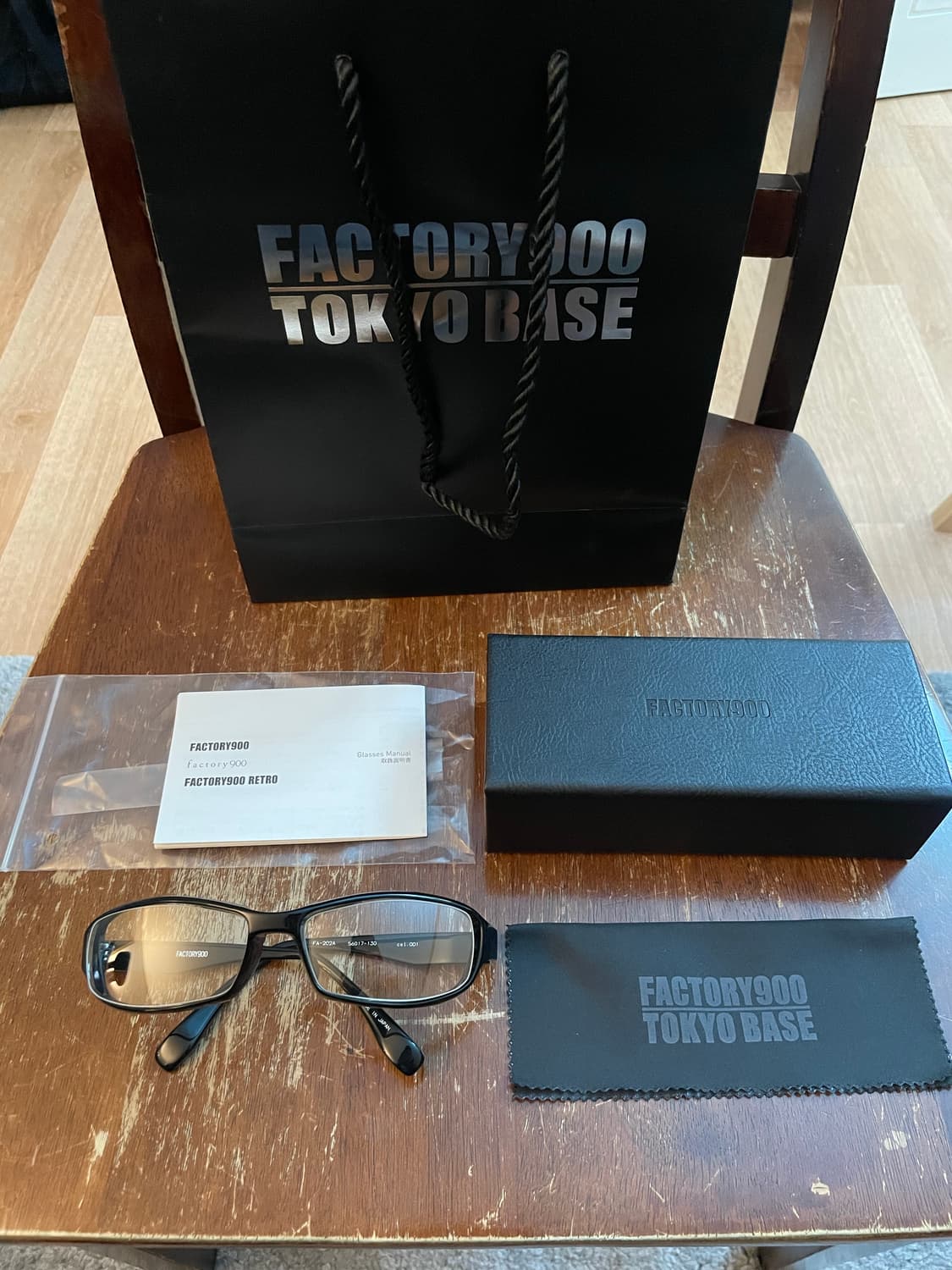 factory900 fa-202a 블랙 팩토리900 안경 새상품 상품이미지4
