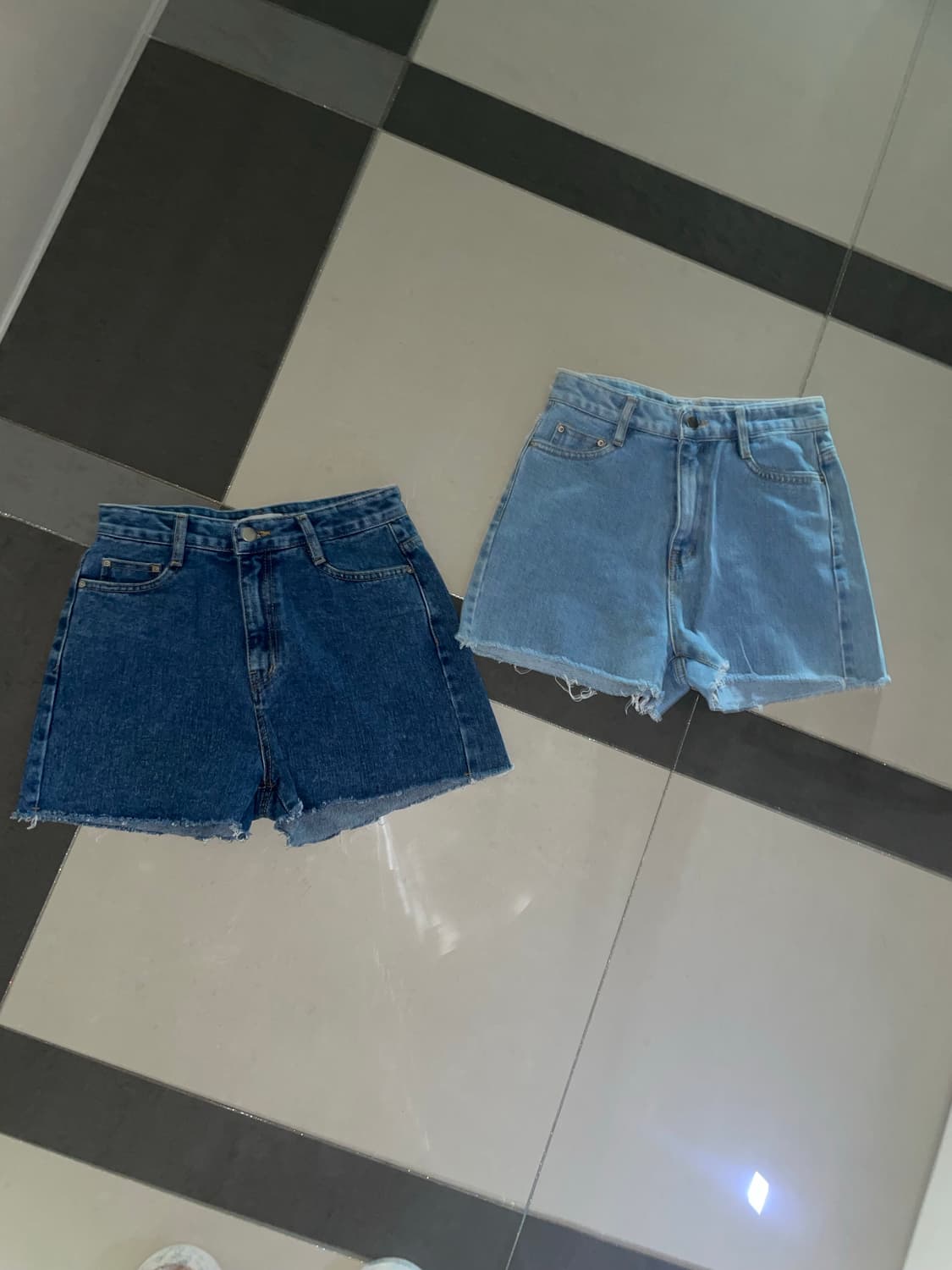데님 숏 반바지 새제품! 상품이미지1
