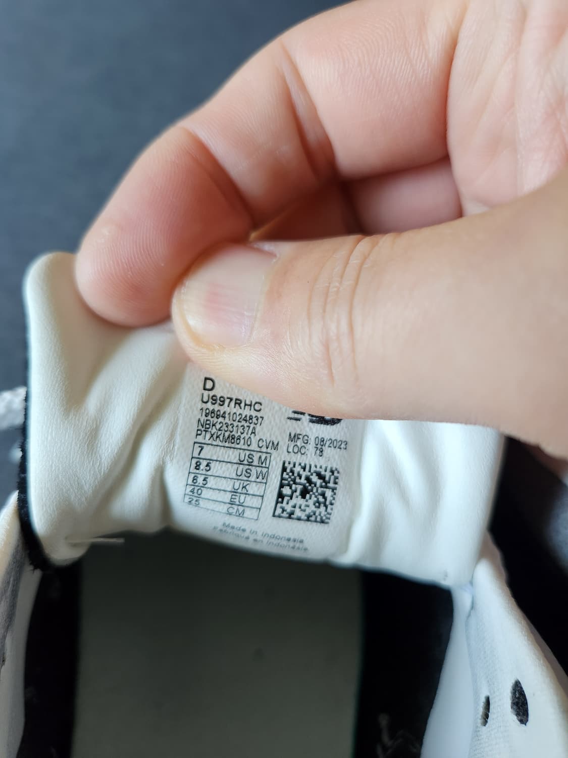 뉴발란스 997R 네이비 아크틱 그레이  상품이미지3