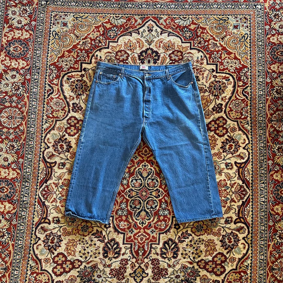 00s 리바이스 501 와이드 크롭데님 팬츠 (W48) 상품이미지1