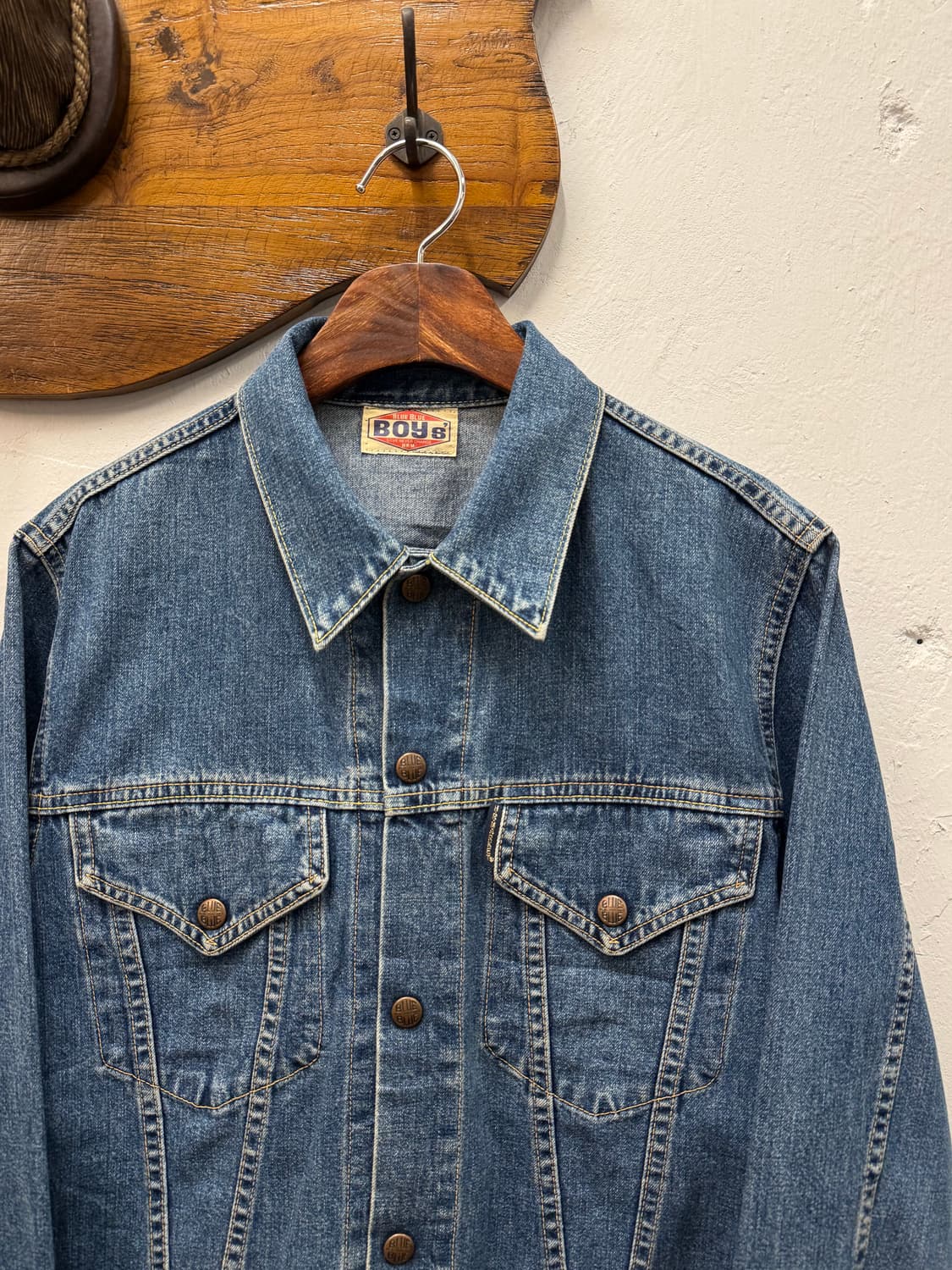 66) BLUE BLUE BOY'S Denim Shirt Jacket 상품이미지1