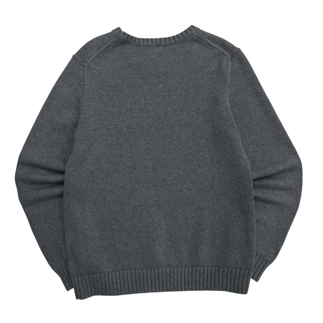 폴로 랄프로렌 딥그린 자수 차콜 니트 XL 상품이미지3