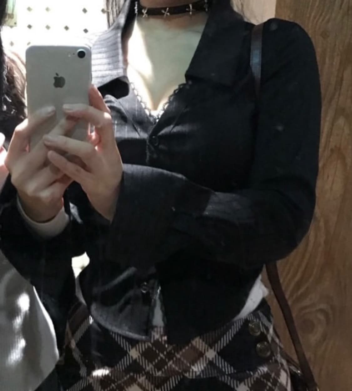 클라따 lace princess shirt, black 상품이미지4