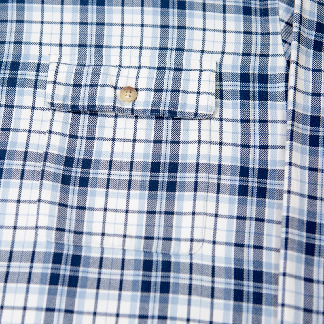 폴로 랄프로렌 블루 플란넬 코튼 워크셔츠 상품이미지2