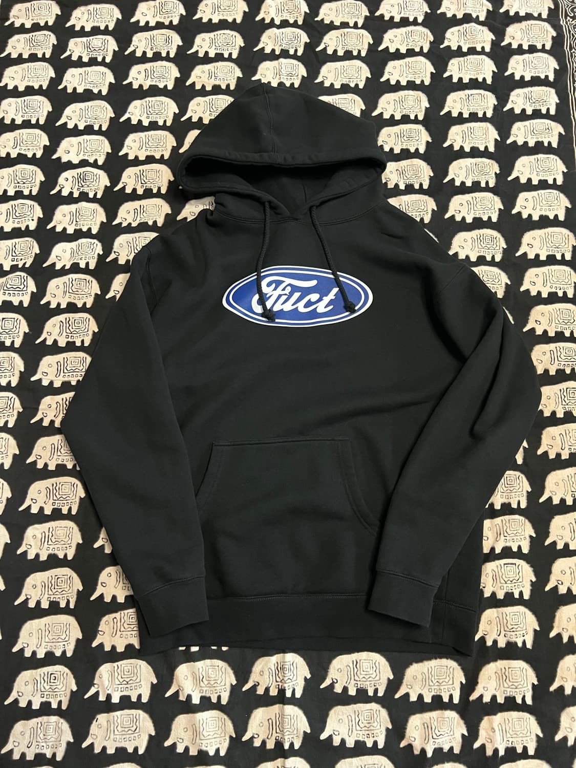 Fuct oval logo hoodie 퍽트 쉘터 오발 로고 후드티 상품이미지1