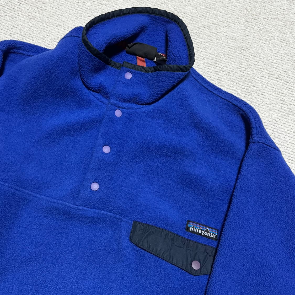 90s USA 파타고니아 신칠라 스냅플리스 L 상품이미지4