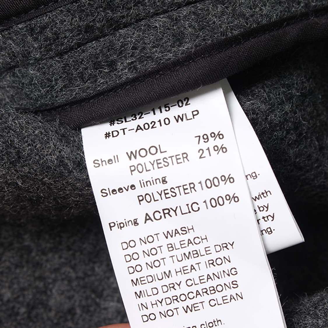  DANTON "Grey Half Coat" 상품이미지10