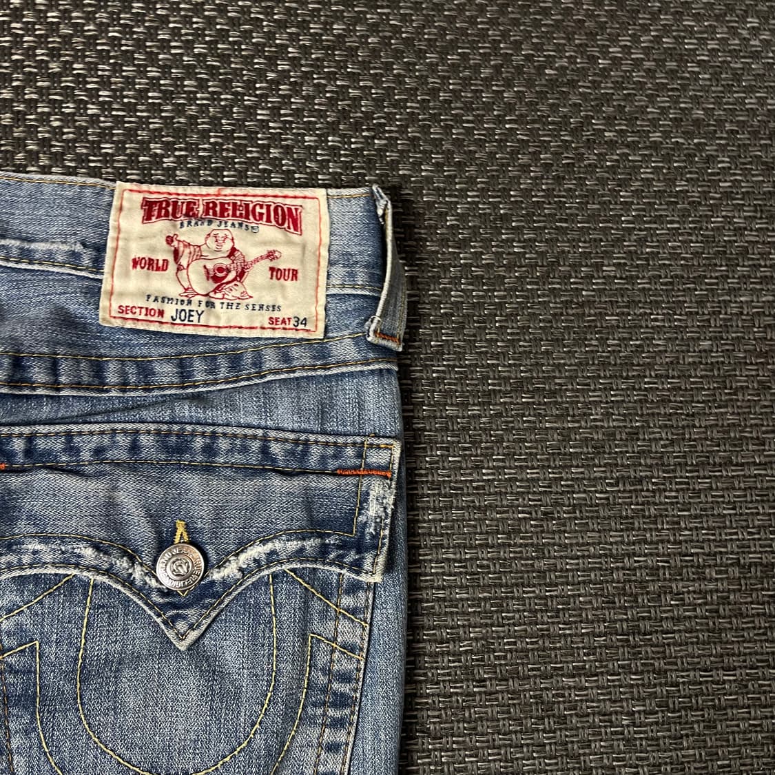  (28) 트루릴리젼 중청 워싱 데님 팬츠  상품이미지7