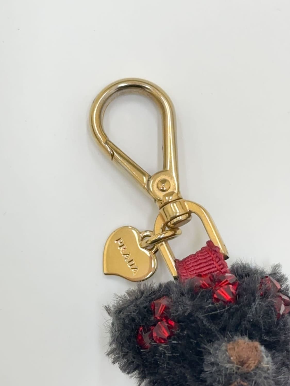 prada / 프라다 블랙 비즈 테디베어 키링  상품이미지6