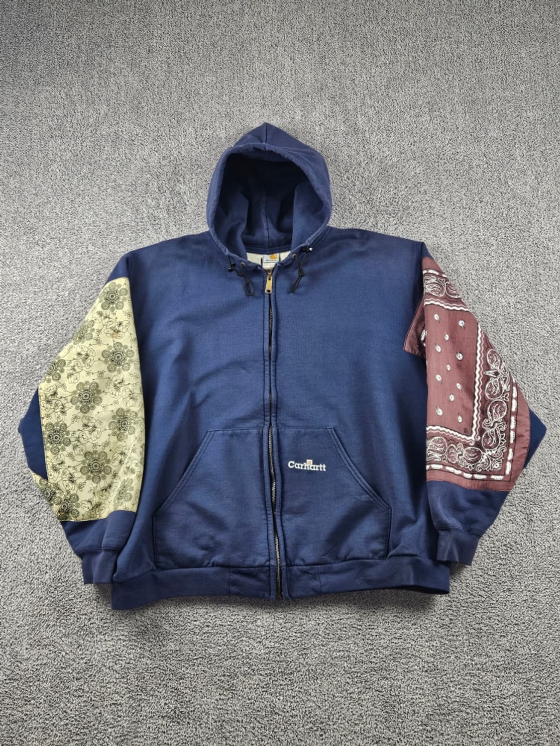 칼하트 페이즐리 반다나 커스텀 스웻 후드 집업 (2XL) / 11272 상품이미지2