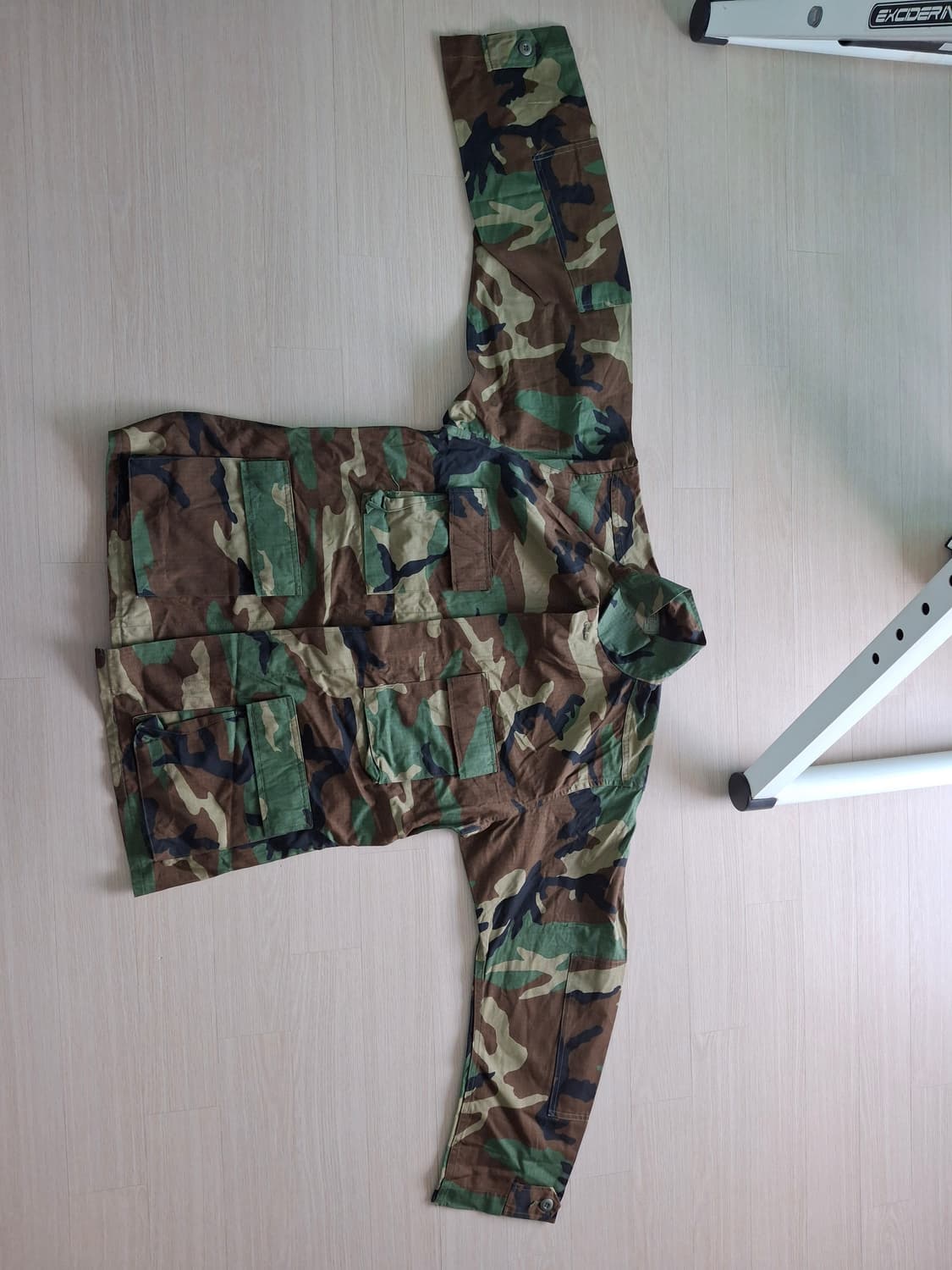 미군 밀리터리 우드랜드 카모 립스탐 상의 M-R 상품이미지1