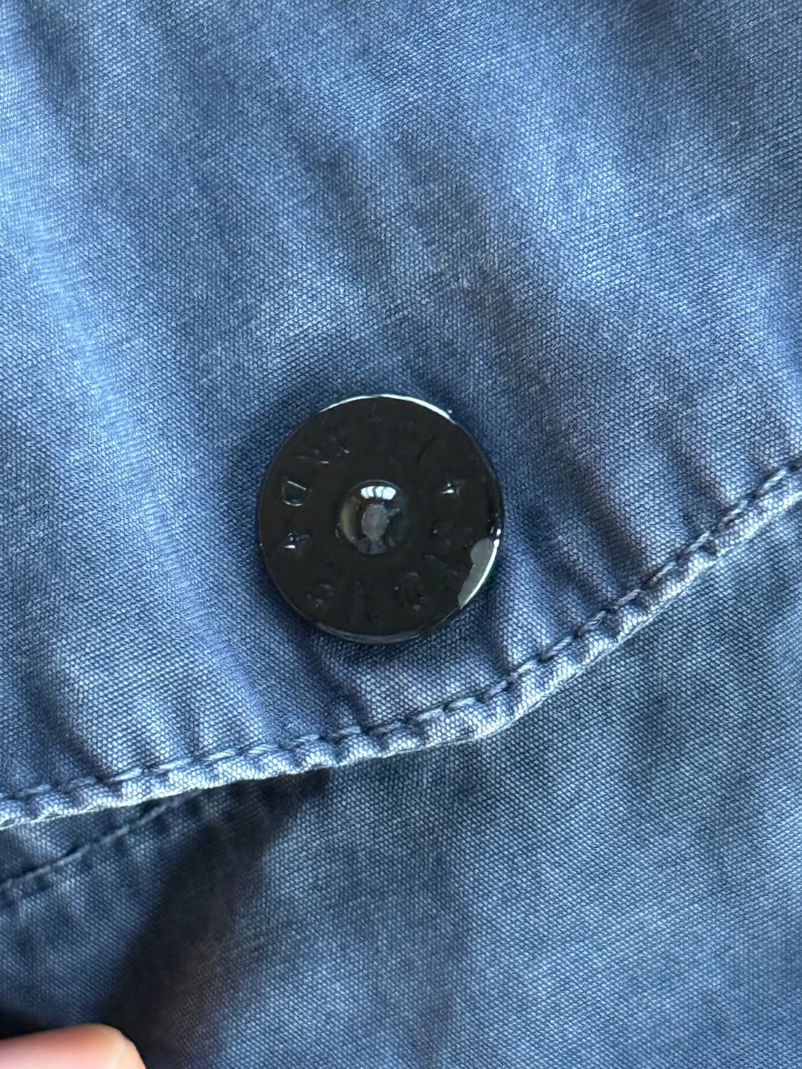 스톤 아일랜드 올드 이펙트 오버셔츠 네이비 상품이미지6