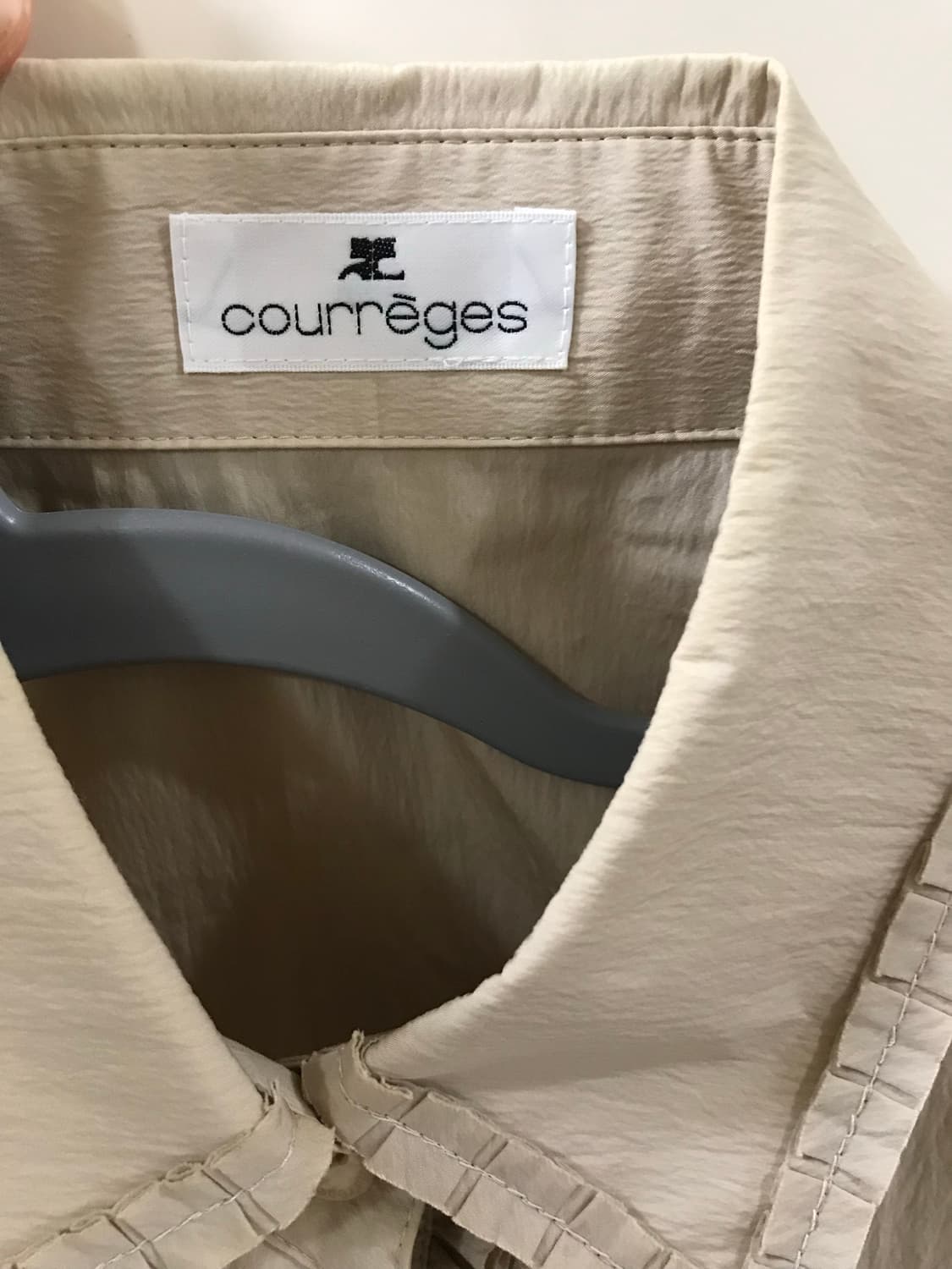 꾸레쥬 베이지 셔츠 상품이미지2