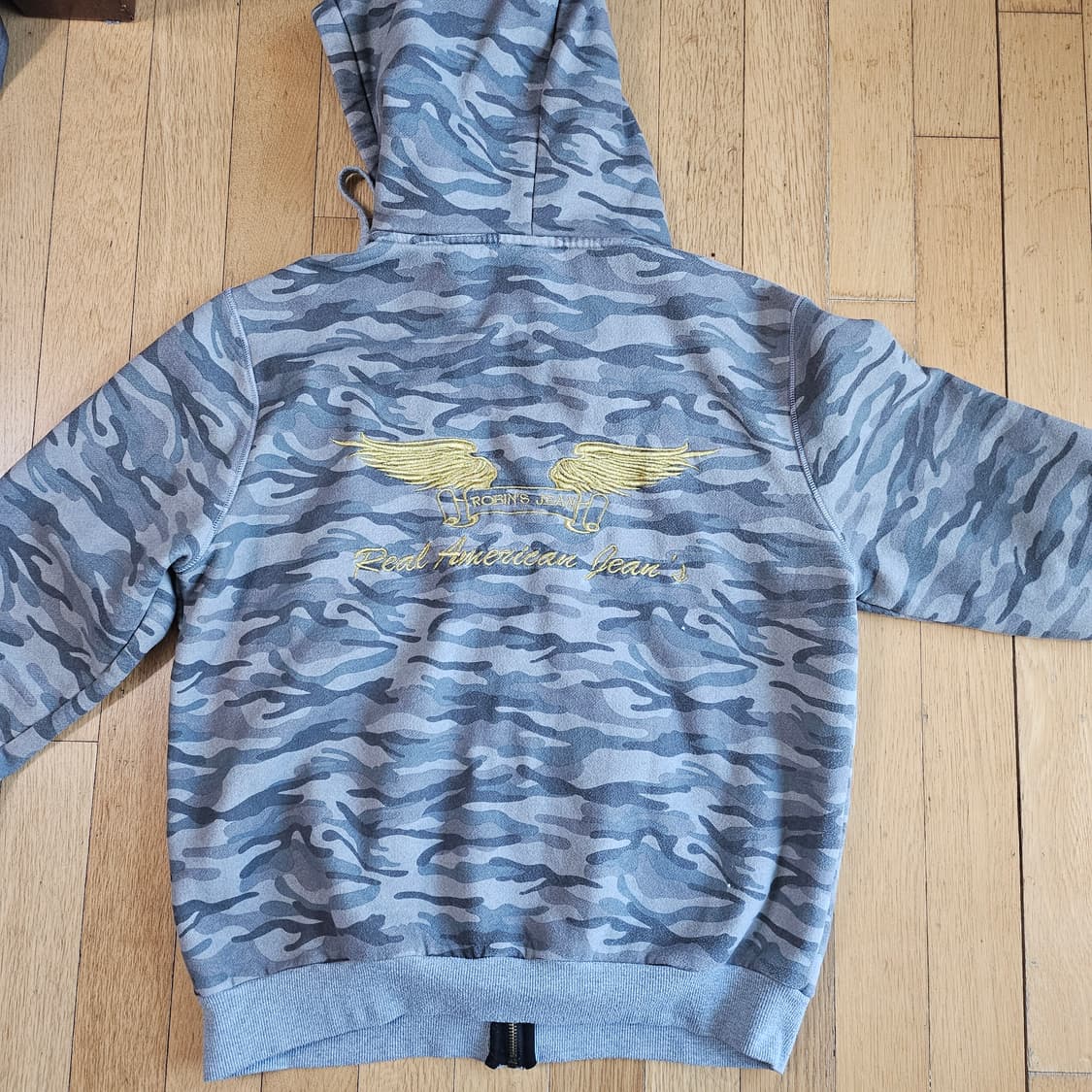 로빈스진 카모 금 자수 셋업 상품이미지2