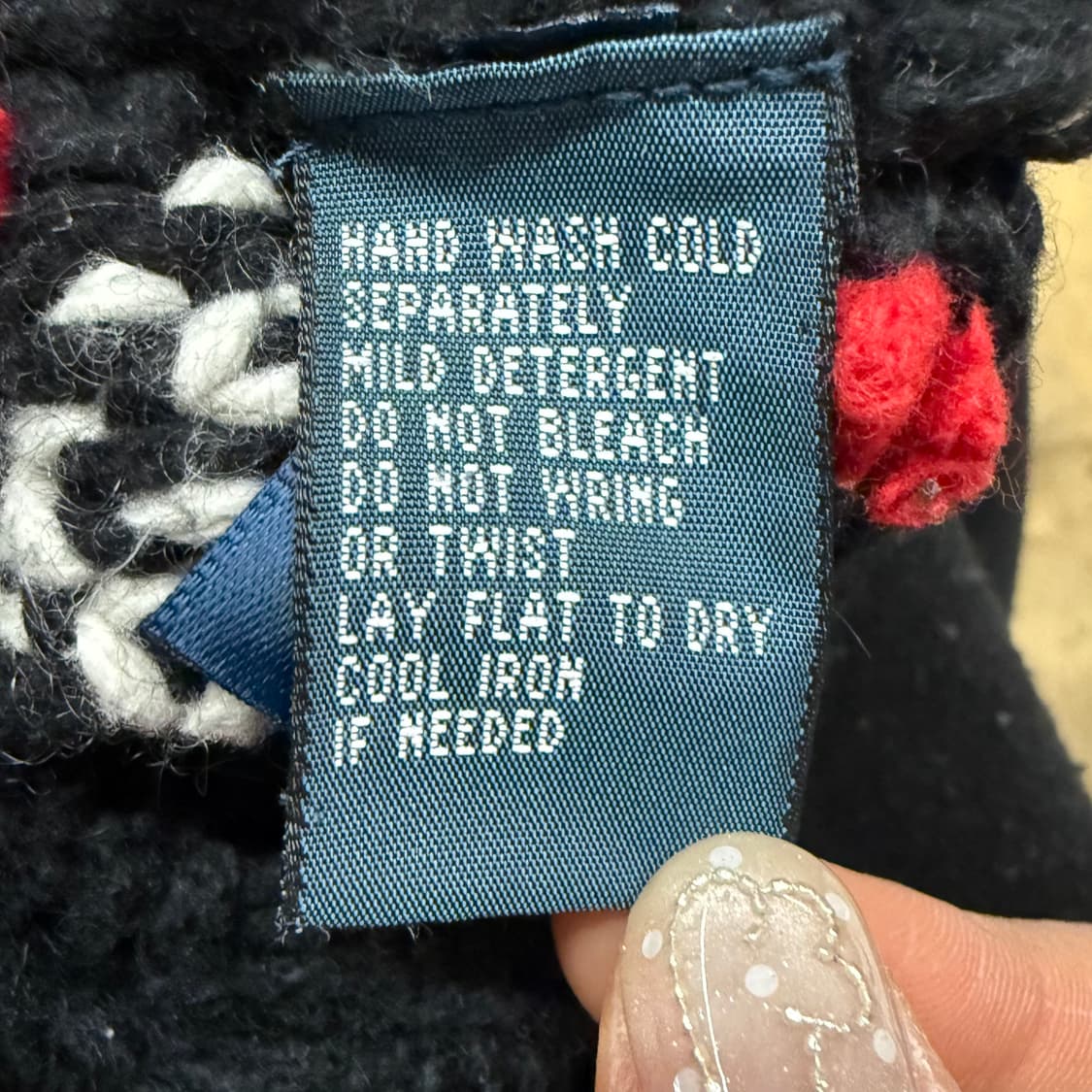 폴로 블랙 모리 빈티지 카라 니트 상품이미지6