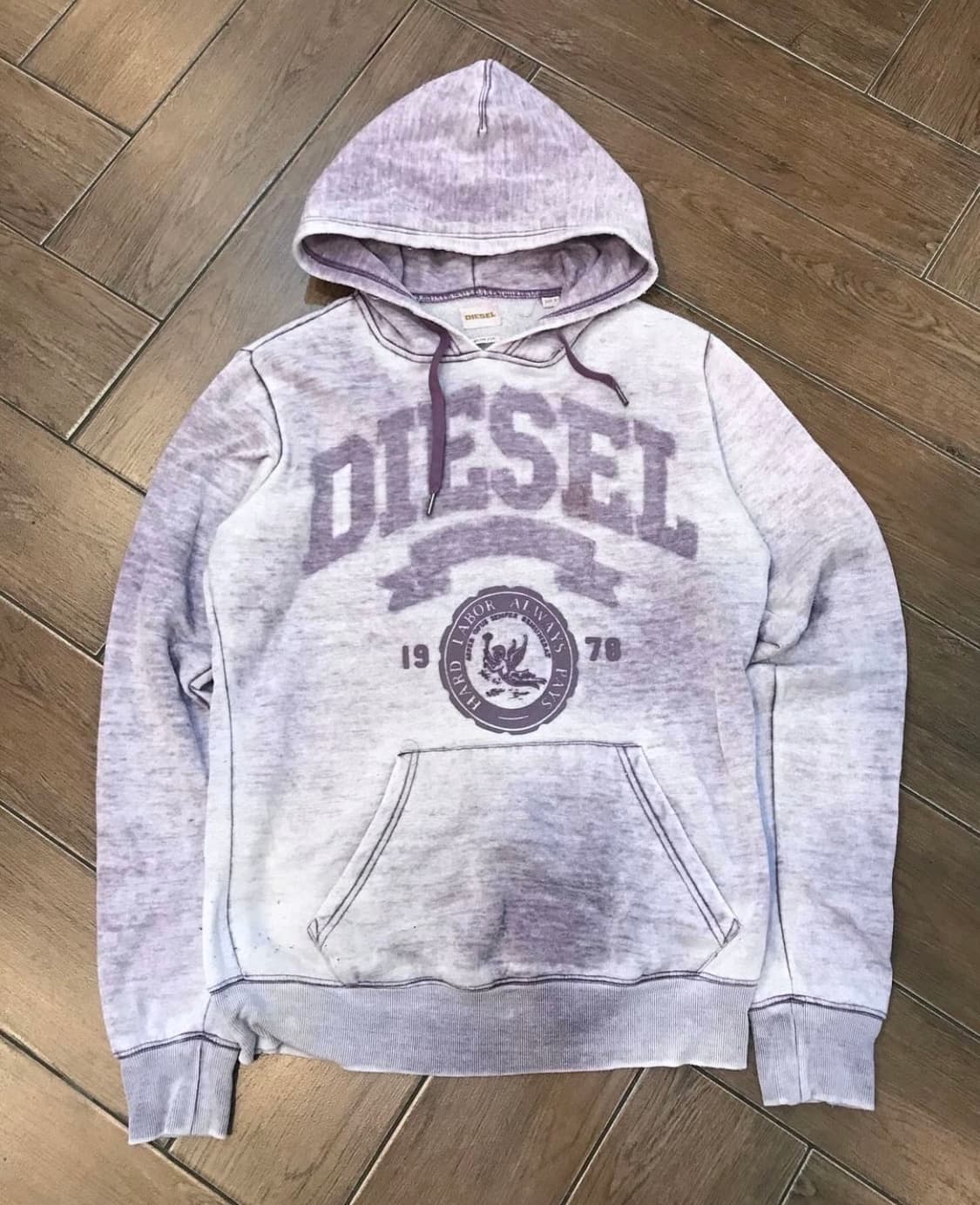 급처)디젤 Disesl 빈티지 워싱 후드티 상품이미지8