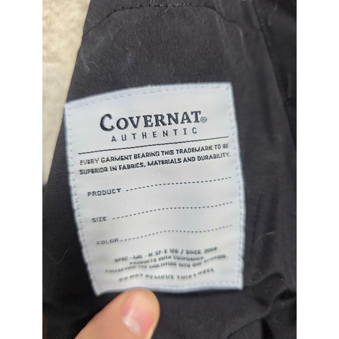 택포// 커버낫 블랙 양털 코치자켓 M 상품이미지3