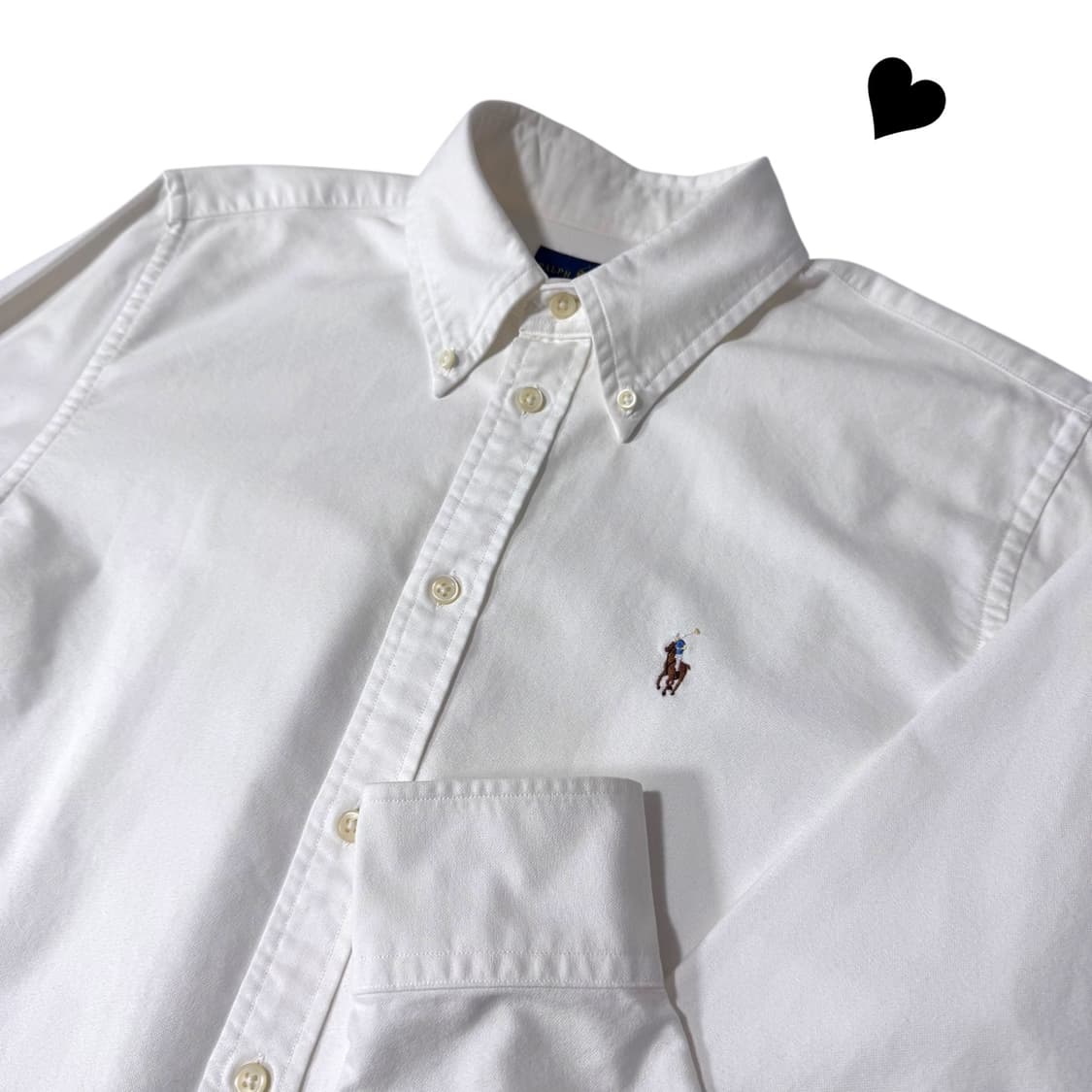 신형 폴로 랄프로렌 옥스퍼드 화이트 셔츠 상품이미지1