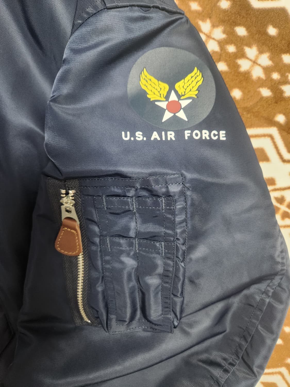 브론슨 L2B MA-1 네이비 Kr ver. 38사이즈 상품이미지5