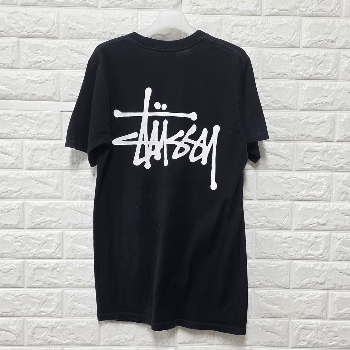 S 스투시 블랙 반팔 티셔츠 상품이미지4