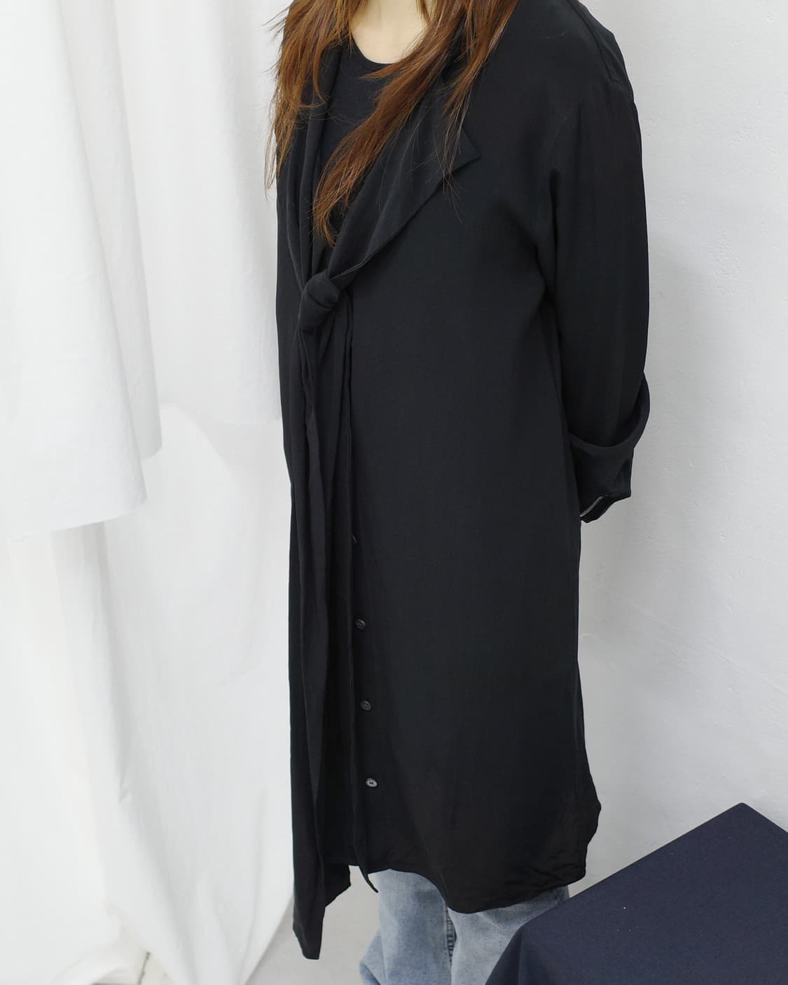 Acne Studios Silk Long Shirt 상품이미지1