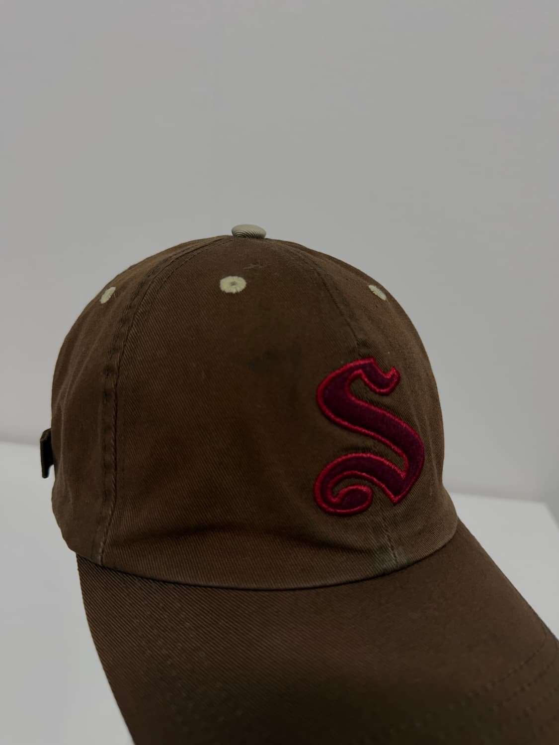 스투시 90‘s 브라운 캡 상품이미지5