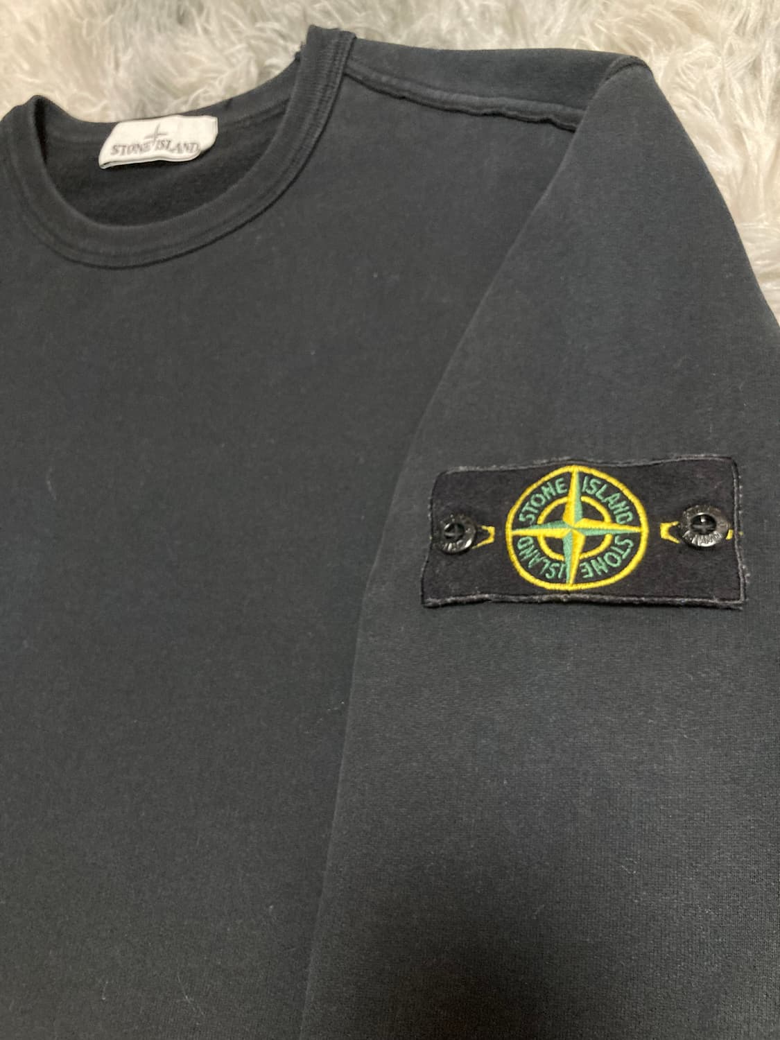 [L size] 스톤아일랜드 맨투맨 블랙  상품이미지2