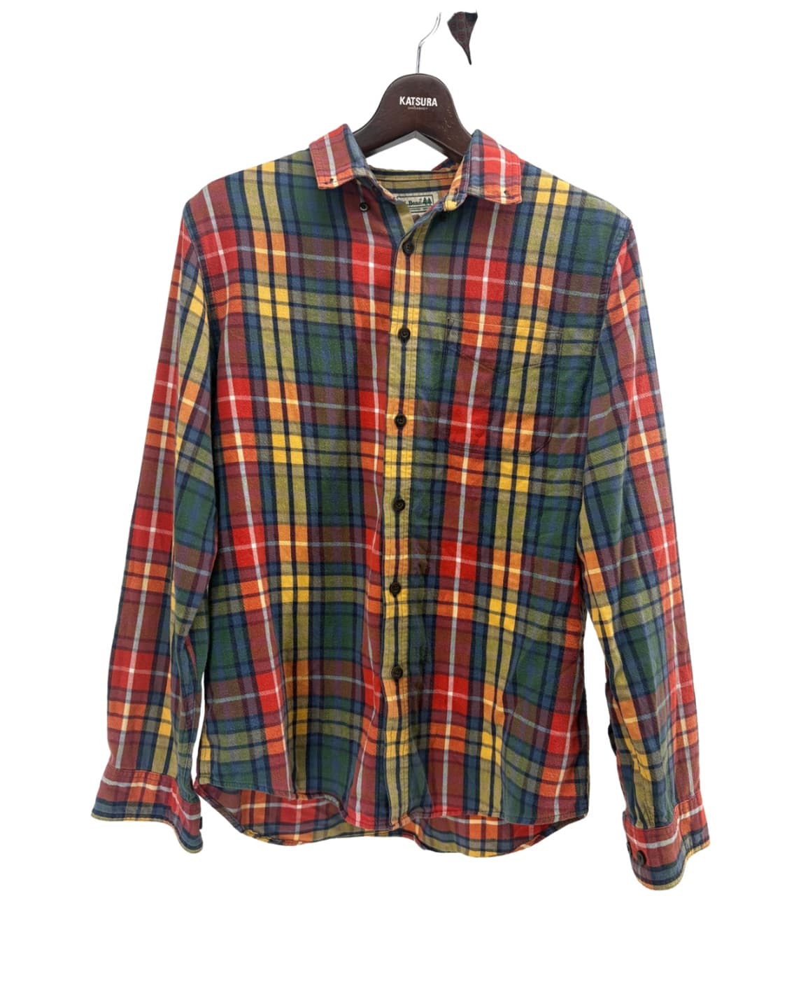 🍁 L.L.Bean 클래식 옐로우 멀티 체크 셔츠  상품이미지1