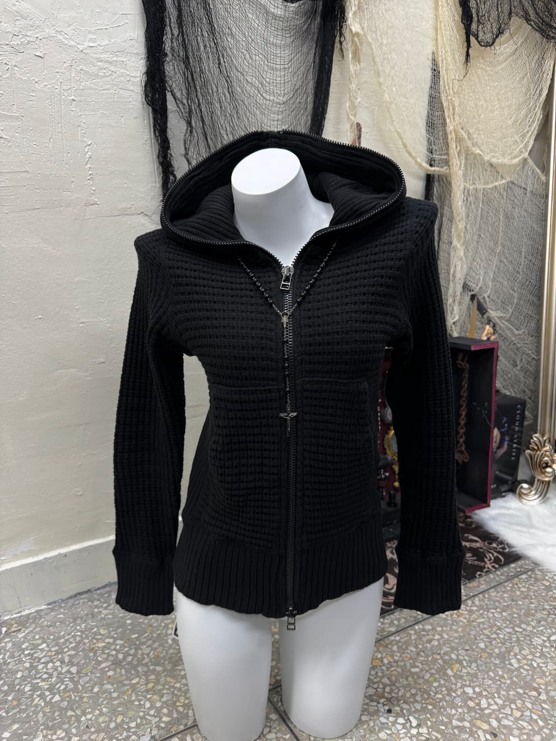 Buffalo bobs 00s ribbed sweat hoodie 상품이미지1